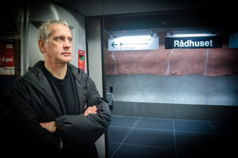 Me on public transport