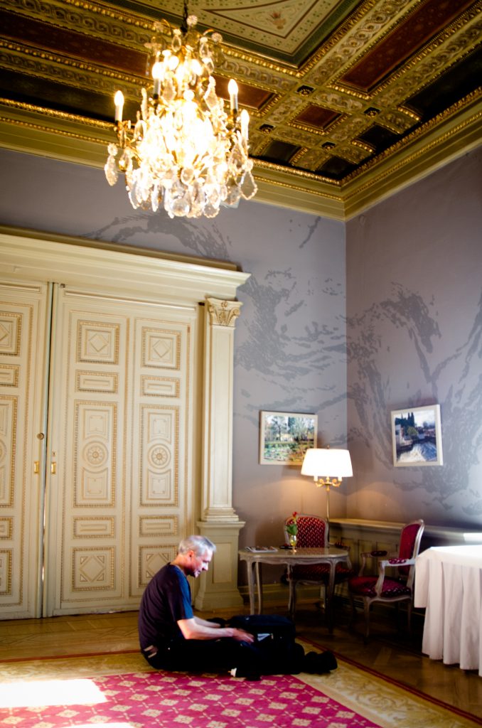 Picture of Nigel at the hotel