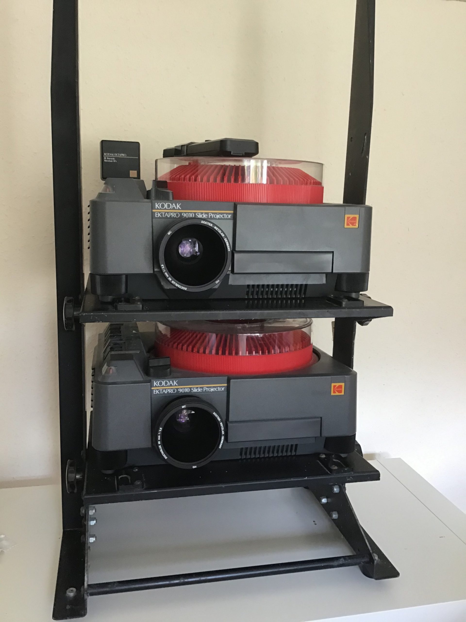 Picture of 2 slide projectors