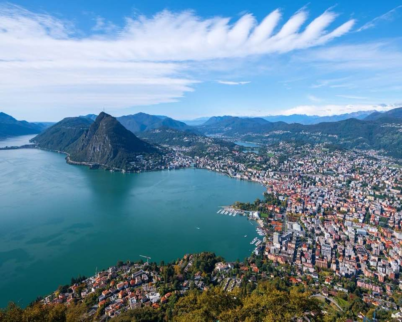 Image of Lausanne from the air