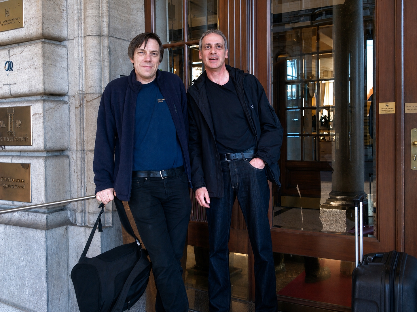 Mike Ramsay and Nigel T. Heffer in Lausanne in 2014