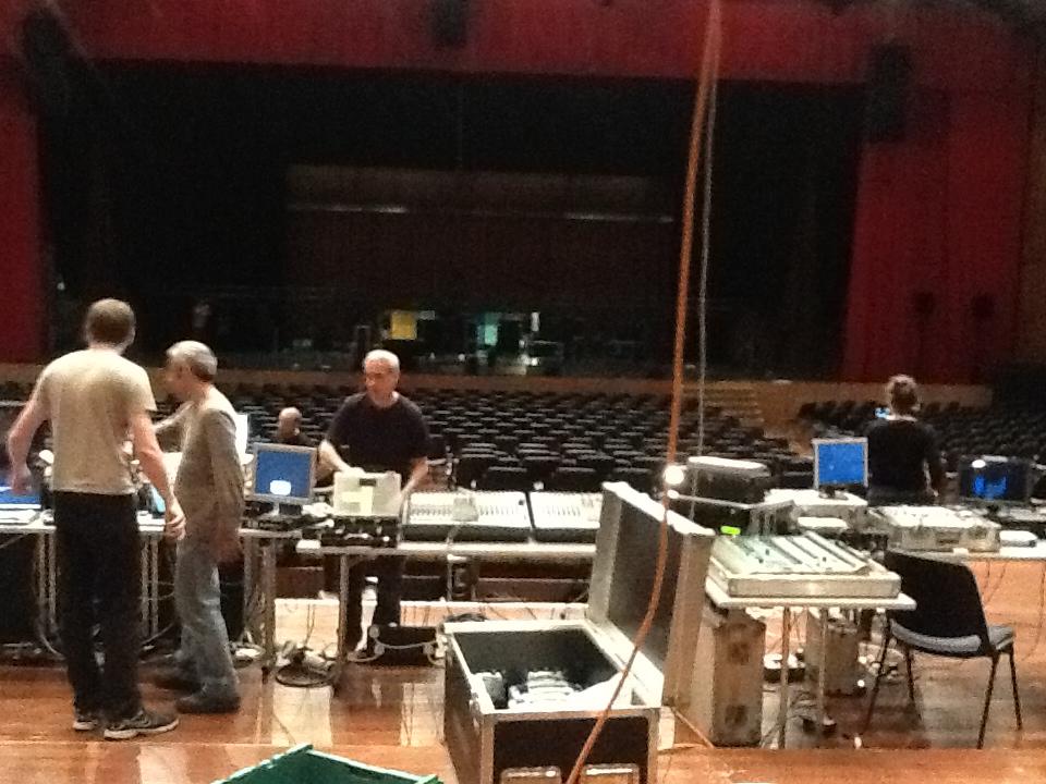 Technical setup for Festival of Media in Montreux