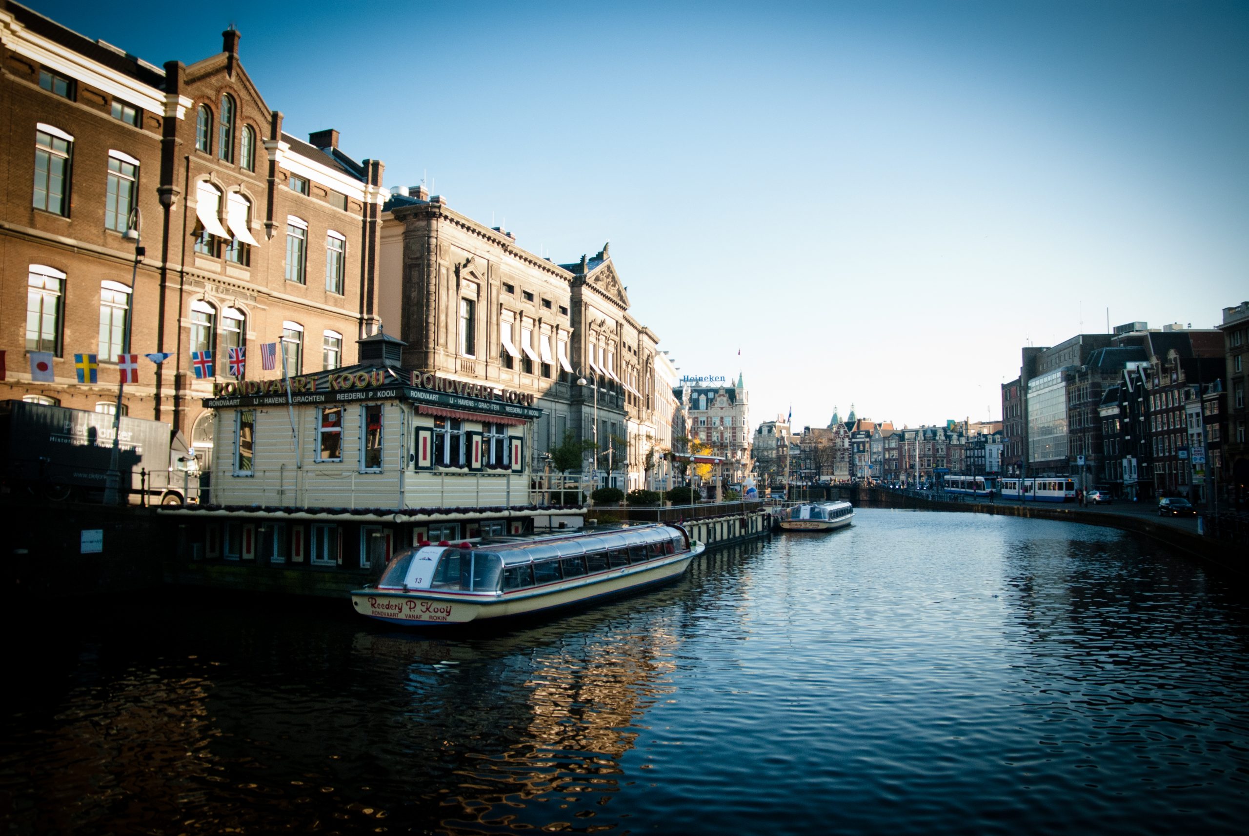 Amsterdam canals and city streets during a conference trip