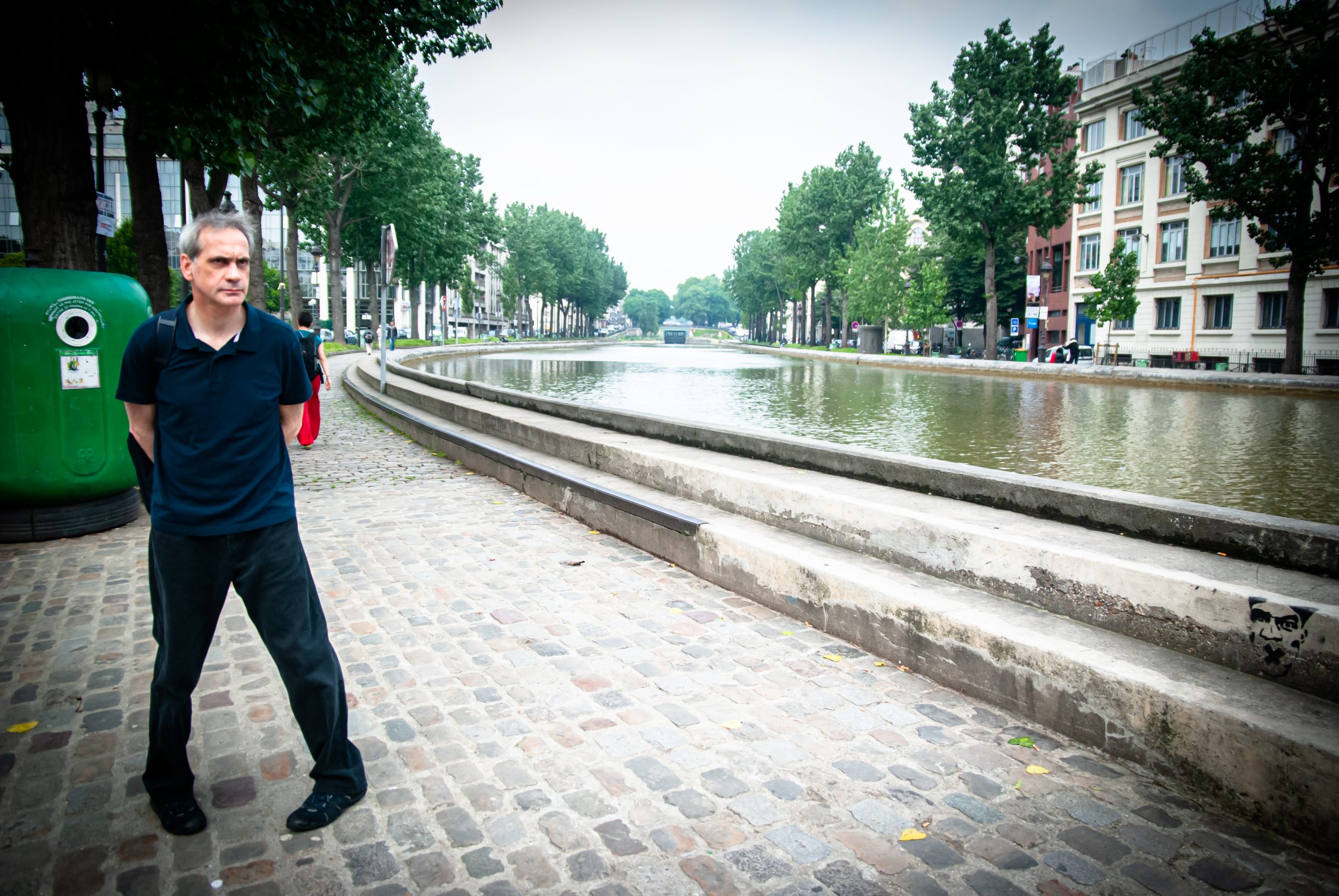 Walking beside the river in Paris after conference work