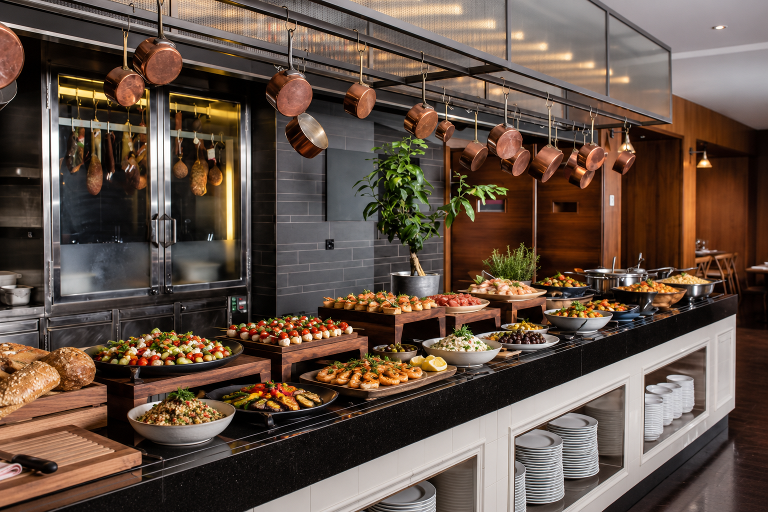 Food and hospitality at the Budapest Marriott Hotel