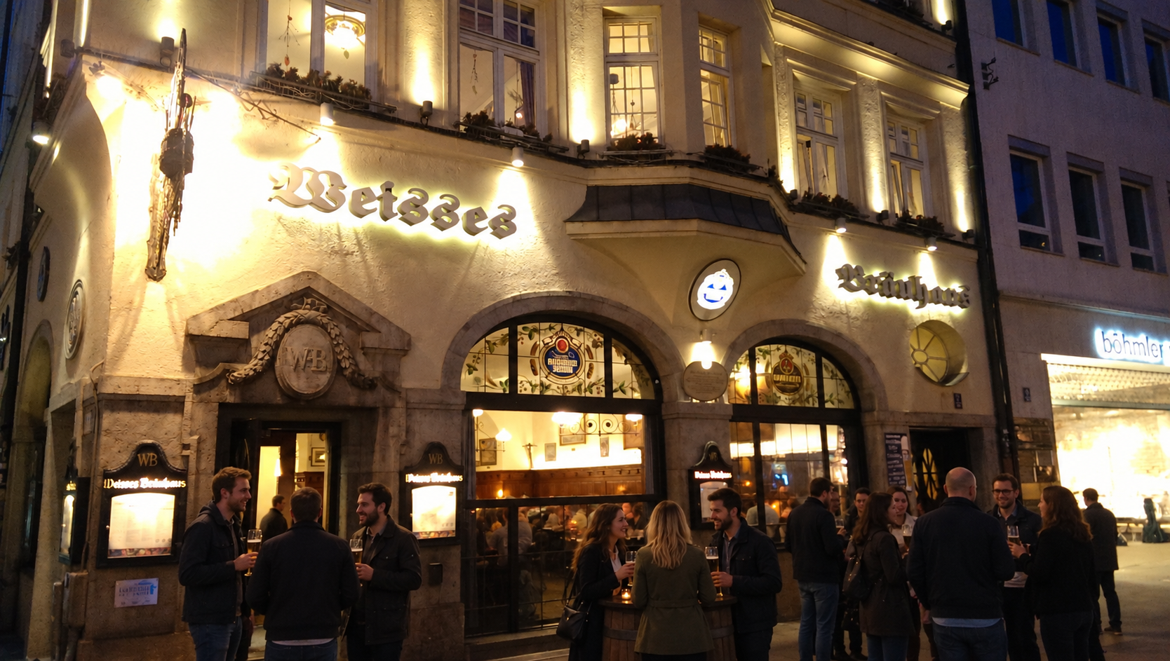 Favourite Munich bar used by the conference AV crew for evening meals